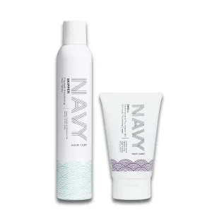 NAVY HAIR CARE Skipper Volumizing Spray   Swell Thickening Cream | Style Hair to have a Flexible and Non-Greasy Finish | 10 oz   4 oz