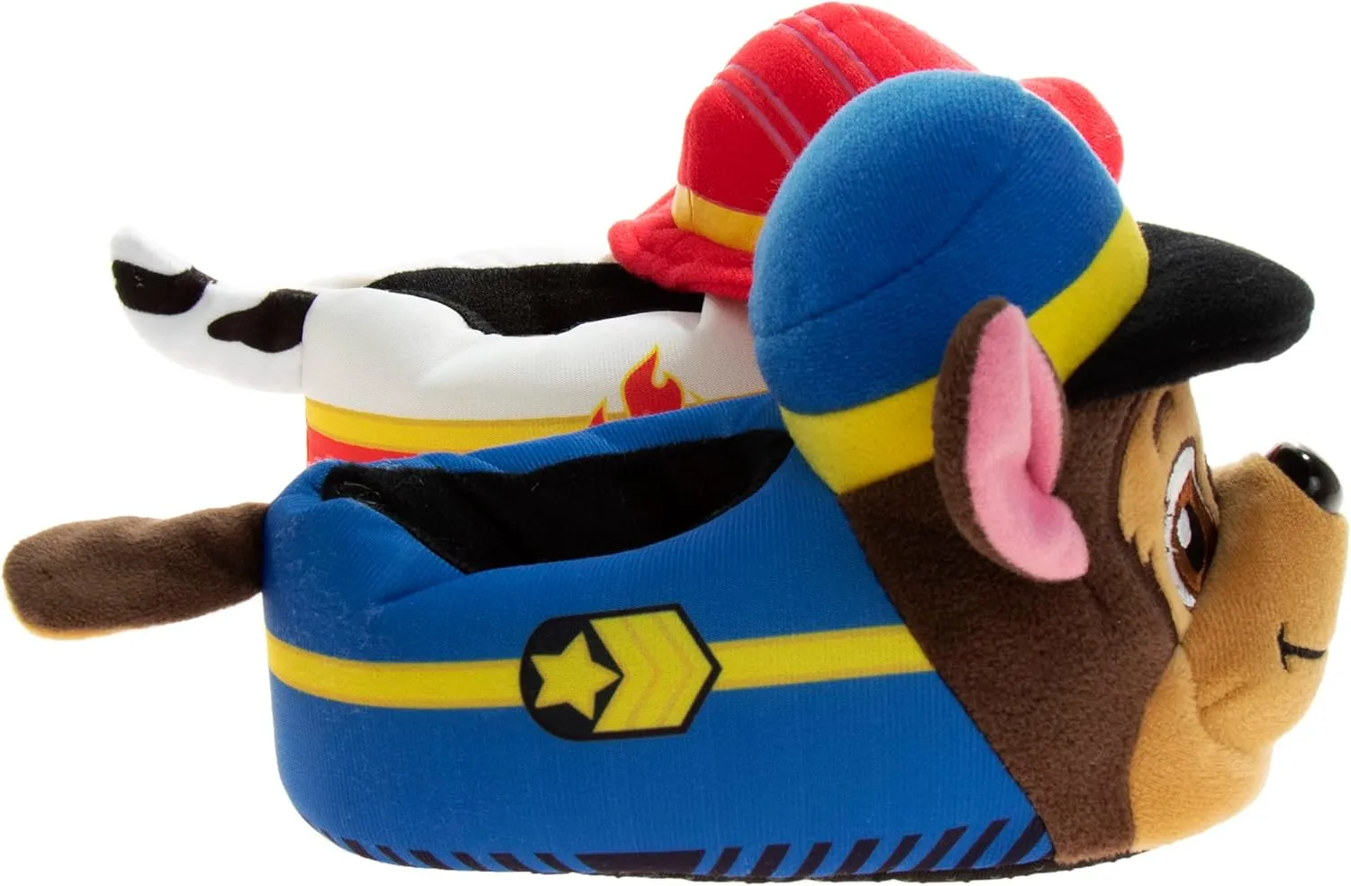 Nickelodeon Paw Patrol and SpongeBob Squarepants Slippers - Sponge Bob Chase Marshall Slipper Sandals - Plush Lightweight Warm indoor Comfort Soft Aline House Sandal (Toddler/Little Kid/Big Kid)