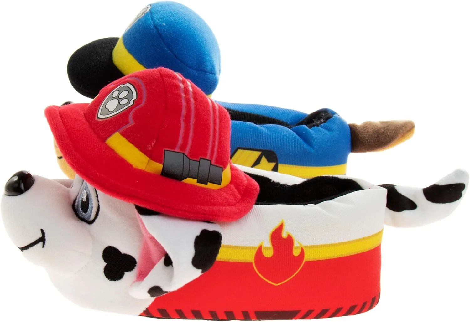 Nickelodeon Paw Patrol and SpongeBob Squarepants Slippers - Sponge Bob Chase Marshall Slipper Sandals - Plush Lightweight Warm indoor Comfort Soft Aline House Sandal (Toddler/Little Kid/Big Kid)