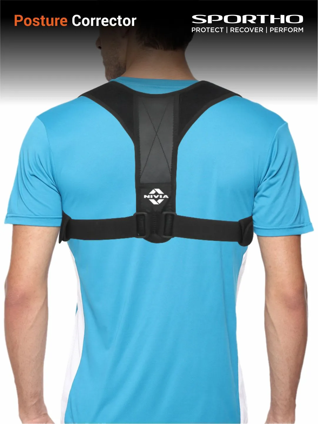 Nivia Posture Corrector - Black