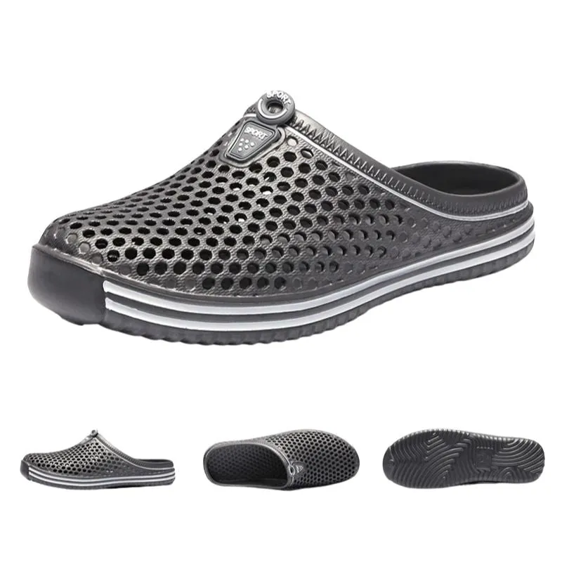 Non-slip closed sandal