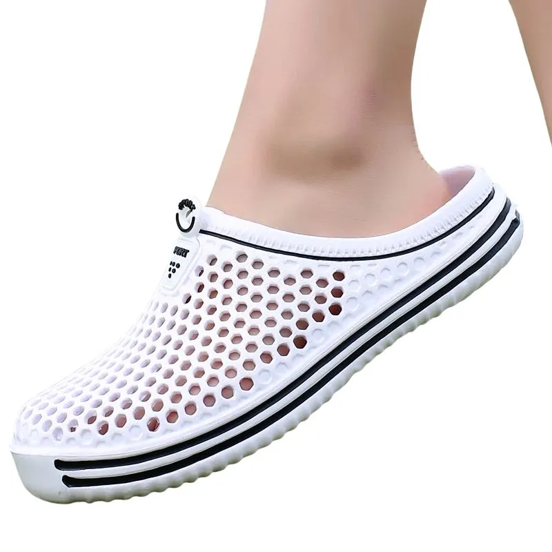 Non-slip closed sandal
