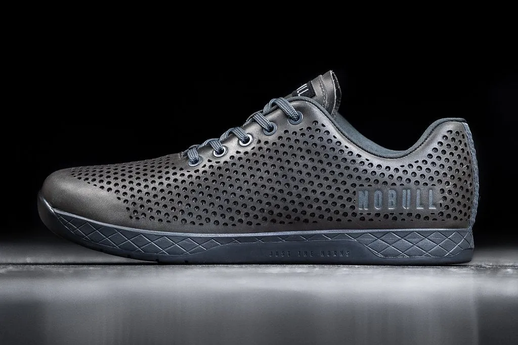 NORDIC GREY LEATHER TRAINER (MEN'S)