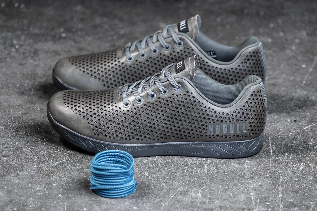 NORDIC GREY LEATHER TRAINER (MEN'S)