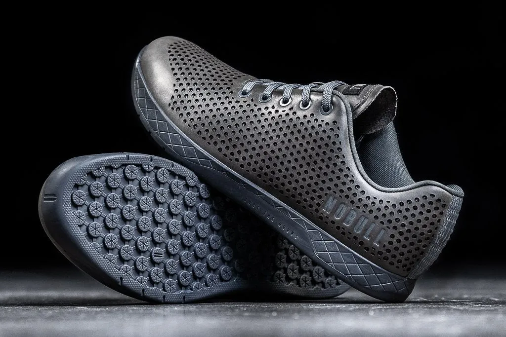 NORDIC GREY LEATHER TRAINER (MEN'S)