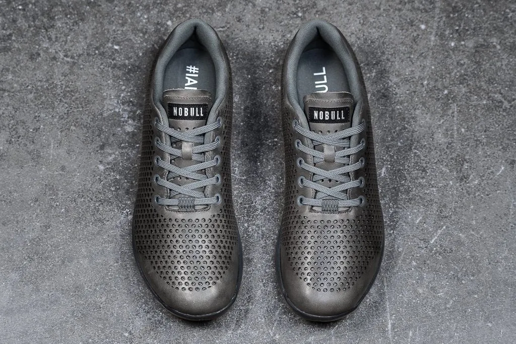 NORDIC GREY LEATHER TRAINER (MEN'S)