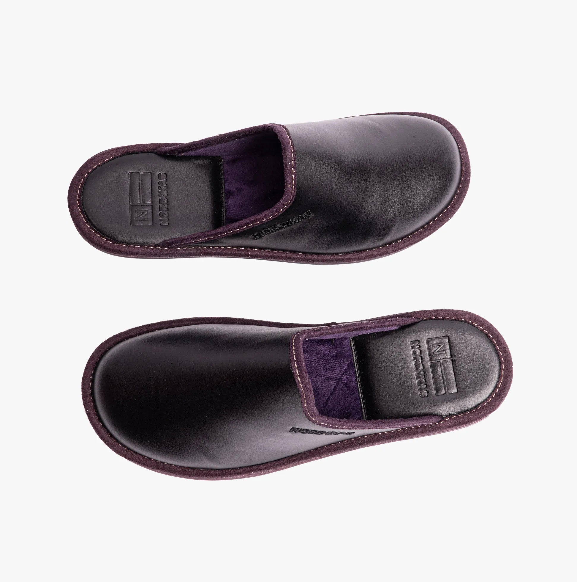 Nordikas DUBLIN NEGRO Womens Mule Slippers Black