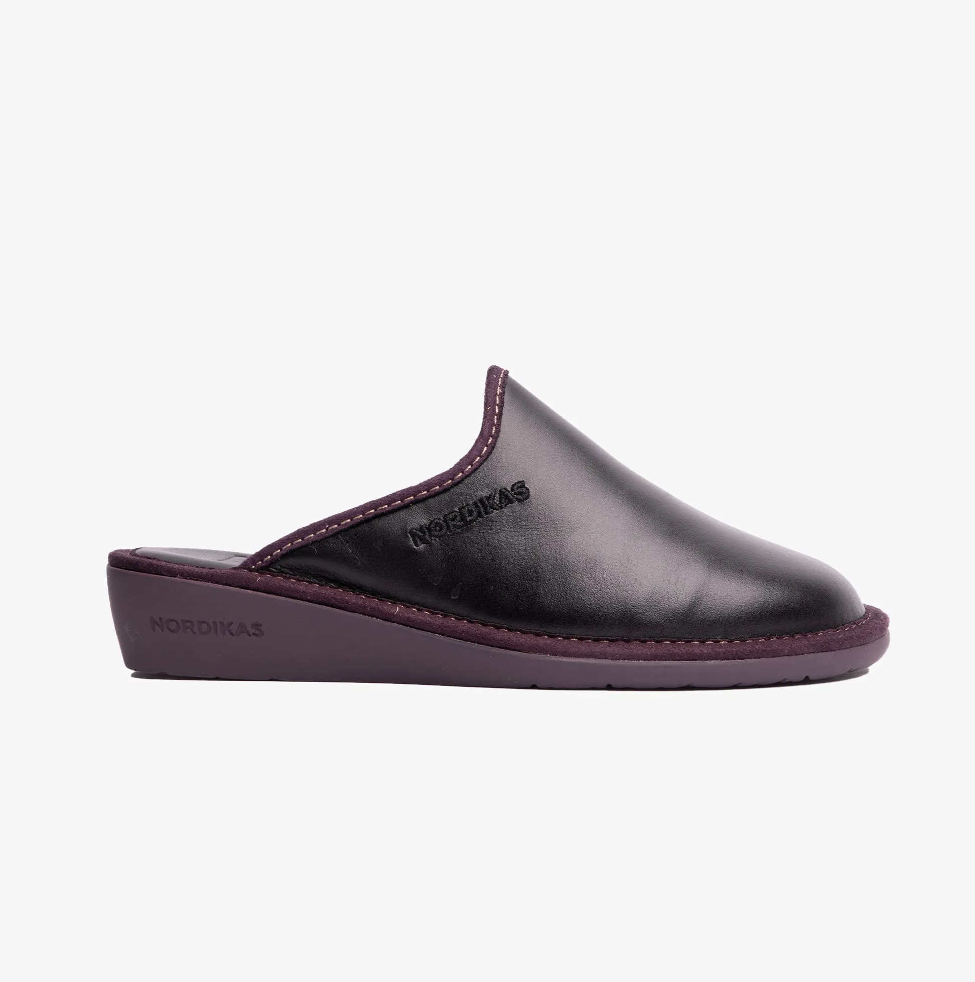 Nordikas DUBLIN NEGRO Womens Mule Slippers Black