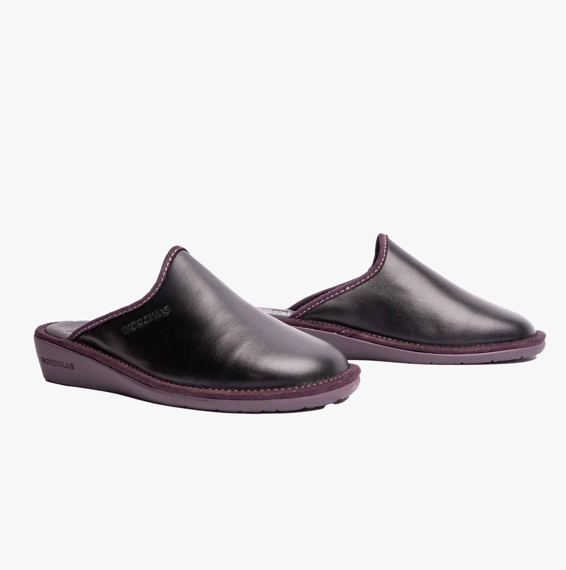 Nordikas DUBLIN NEGRO Womens Mule Slippers Black