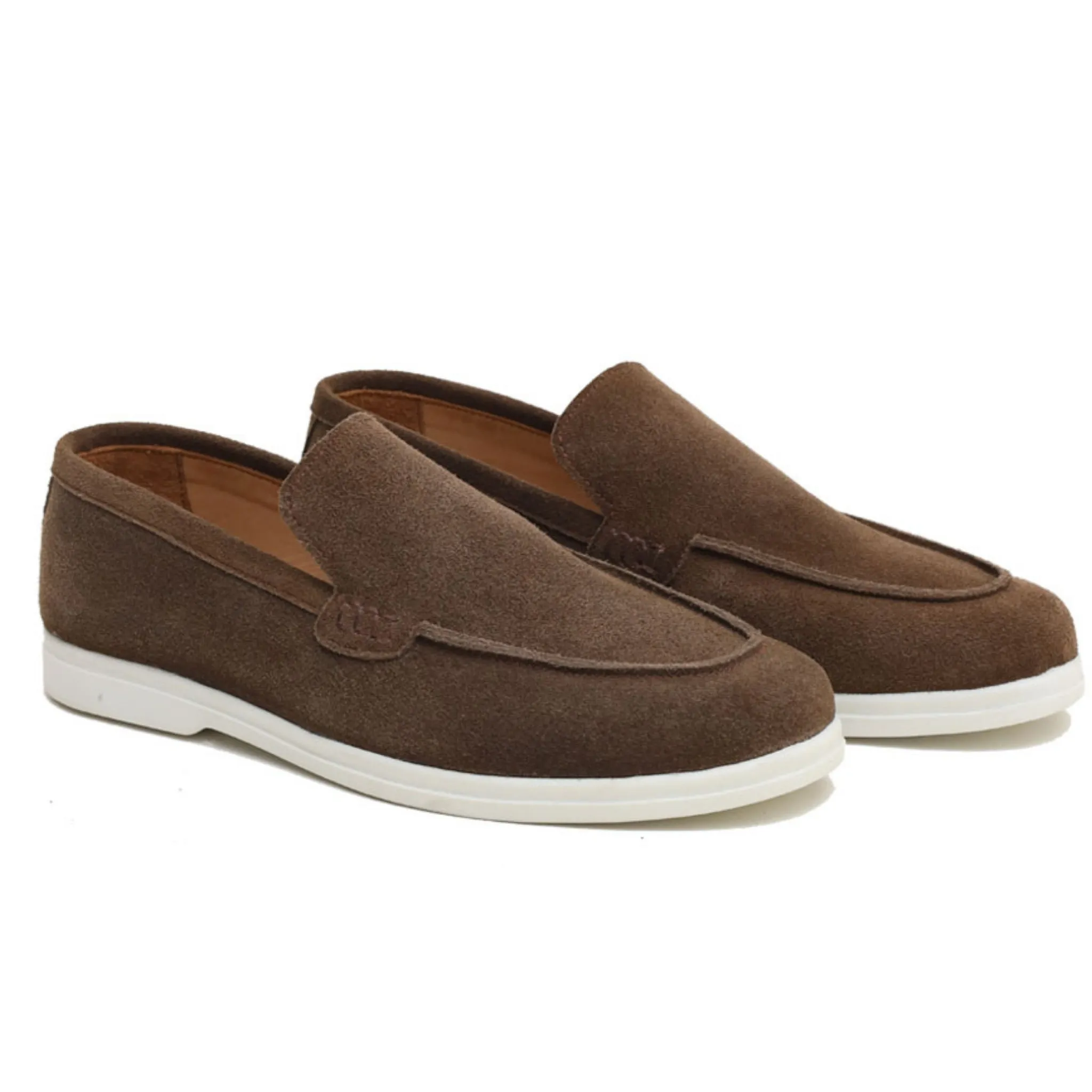 OK-3017 Coffee Premium Suede Loafer.