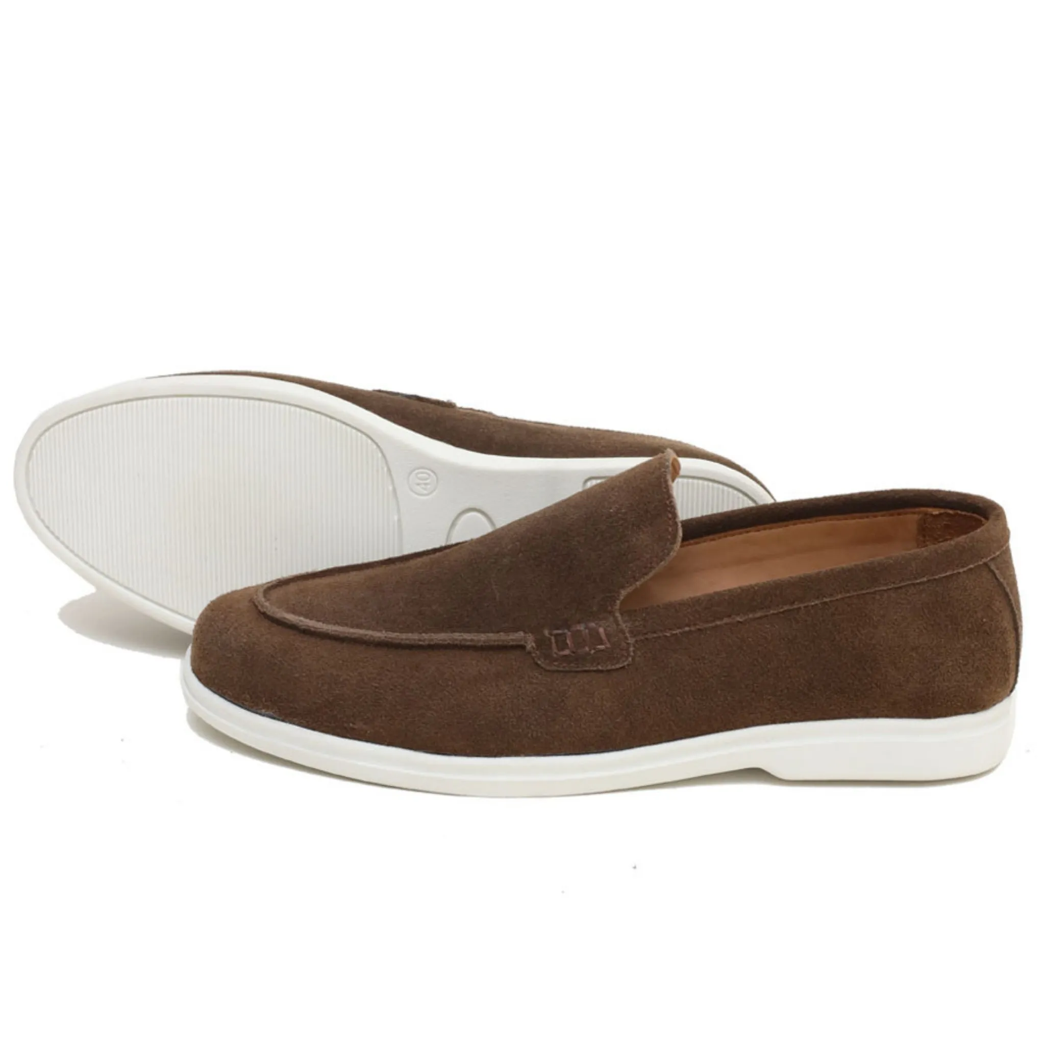 OK-3017 Coffee Premium Suede Loafer.