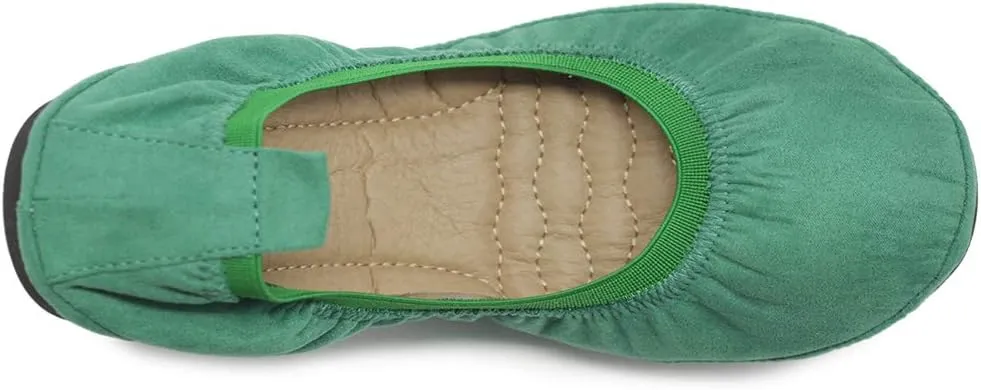 Ollio Women's Shoes Faux Suede Comfort Ballet Flat