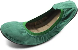 Ollio Women's Shoes Faux Suede Comfort Ballet Flat