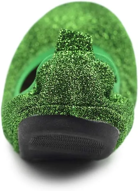Ollio Women's Shoes Glitter Slip On Comfort Basic Ballet Flats F118