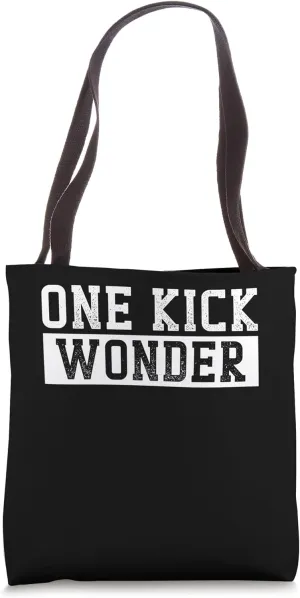 One Kick Wonder Kickball Player Team Tote Bag