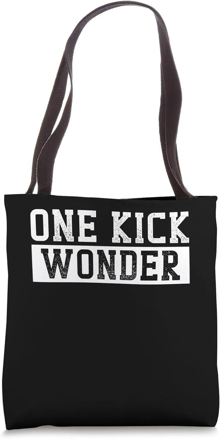 One Kick Wonder Kickball Player Team Tote Bag