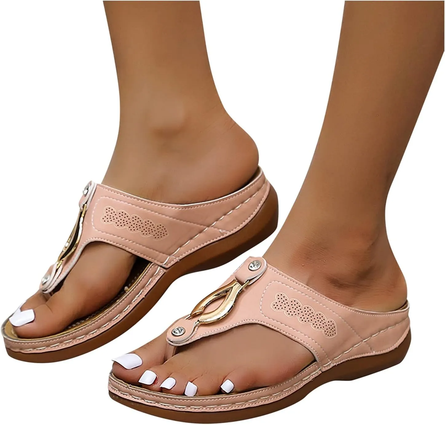 Orthopedic Wide Width Heels for Women Sandals Women Summer Flat Ladies Summer Sandals Foot Arch Supports Women's Orthopedic Platform Sneakers Tie Up Heels for Women