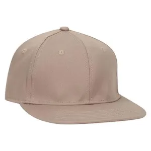 OTTO CAP "OTTO FLEX" 6 Panel Mid Profile Flat Visor Baseball Cap