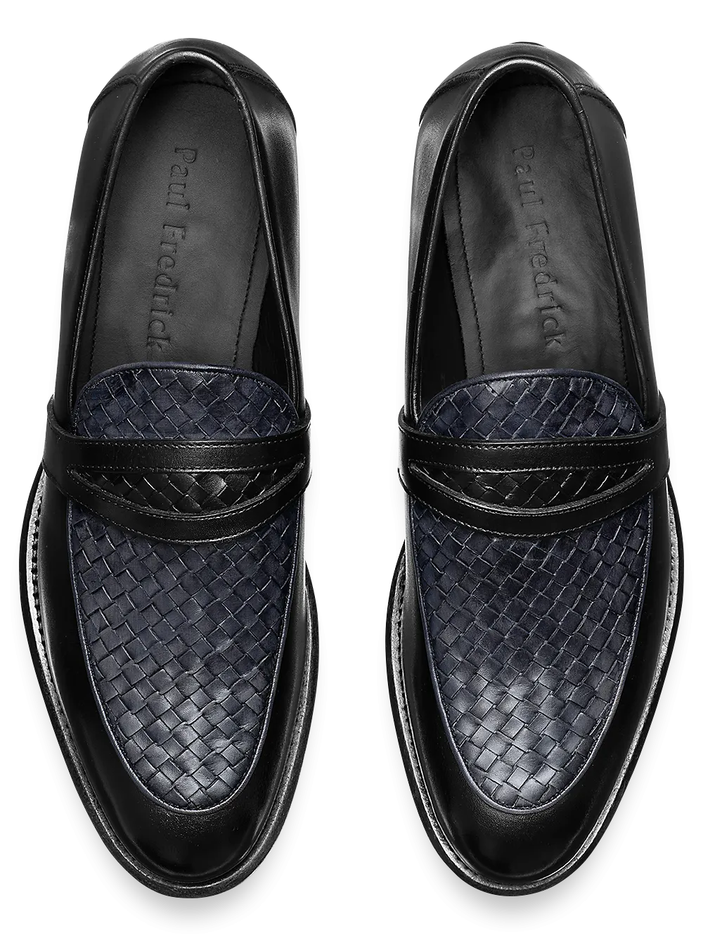 Owen Penny Loafer - Black/grey