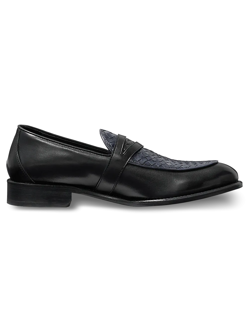 Owen Penny Loafer - Black/grey