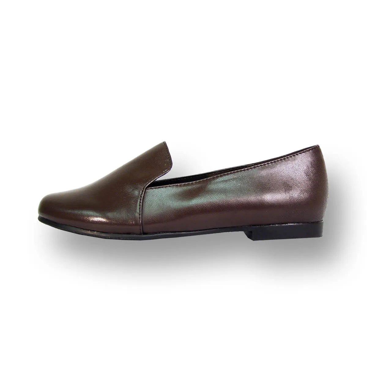 PEERAGE Charlie Women's Wide Width Leather Flat Shoes