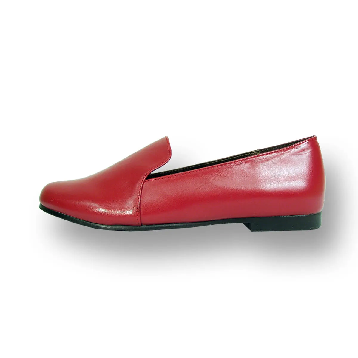 PEERAGE Charlie Women's Wide Width Leather Flat Shoes