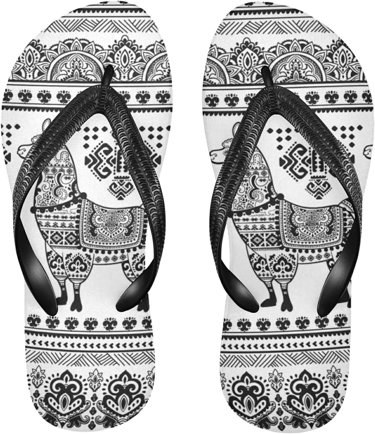 Poeticcity Flip Sandal Men Women Flip Flops for Hotel Spa Home Slippers Bedroom Travel S-XXL