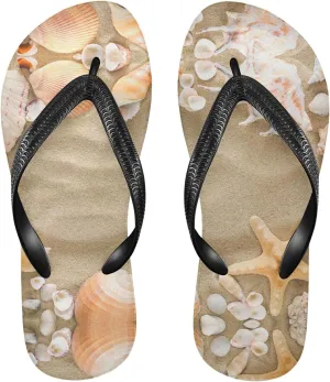 Poeticcity Flip Sandal Men Women Flip Flops for Hotel Spa Home Slippers Bedroom Travel S-XXL
