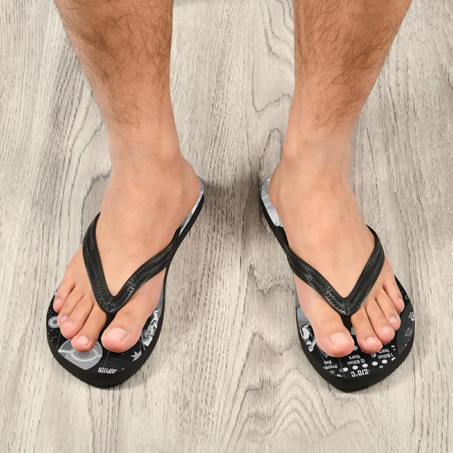Poeticcity Flip Sandal Men Women Flip Flops for Hotel Spa Home Slippers Bedroom Travel S-XXL