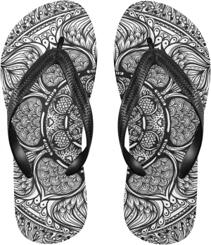 Poeticcity Flip Sandal Men Women Flip Flops for Hotel Spa Home Slippers Bedroom Travel S-XXL