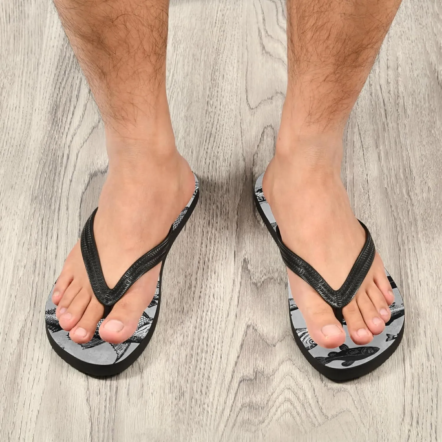 Poeticcity Flip Sandal Men Women Flip Flops for Hotel Spa Home Slippers Bedroom Travel S-XXL