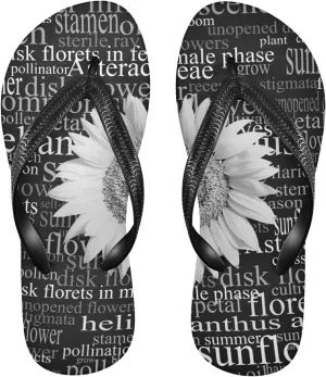 Poeticcity Flip Sandal Men Women Flip Flops for Hotel Spa Home Slippers Bedroom Travel S-XXL