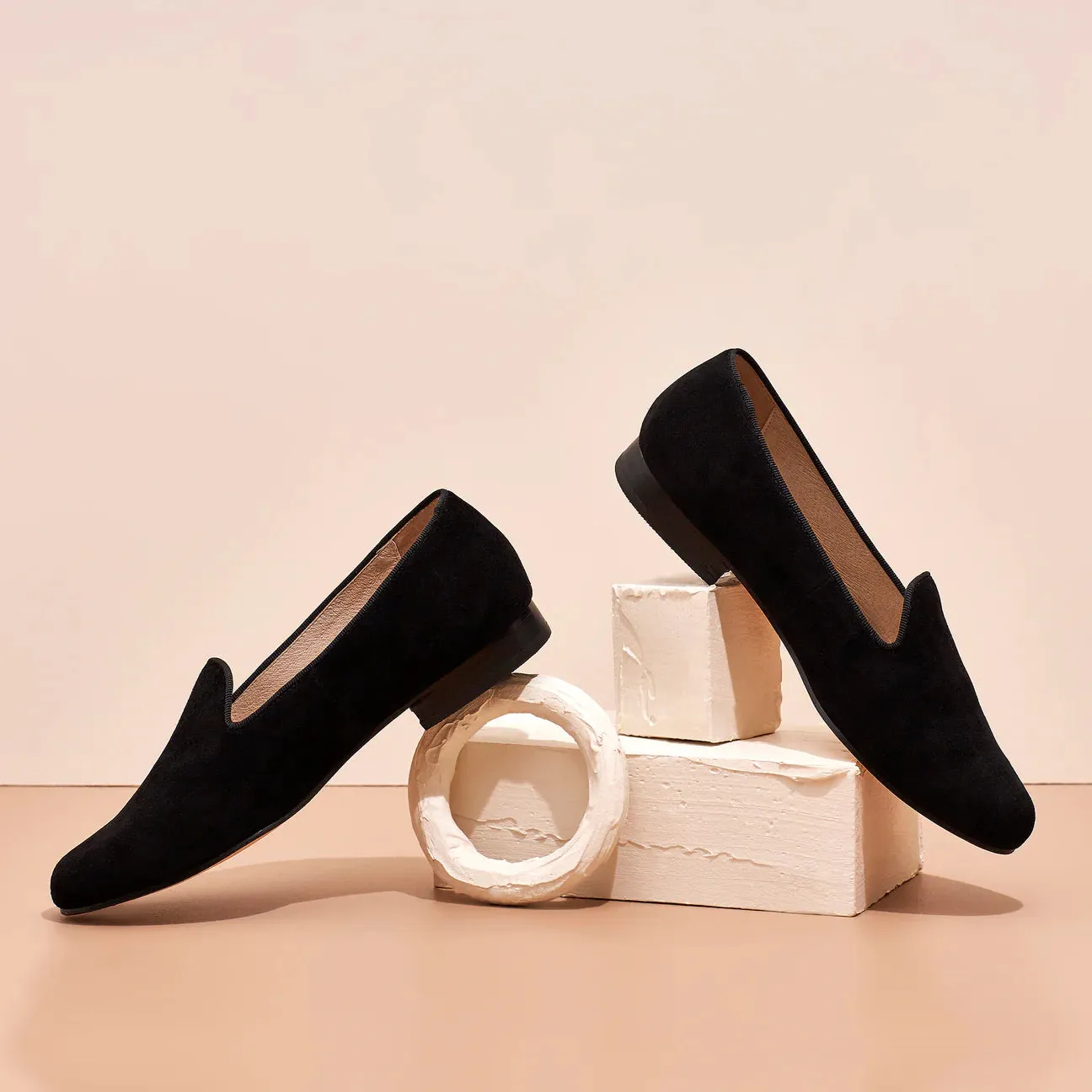 Pre-loved Sambag Lola Black Suede Loafer