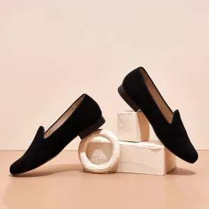 Pre-loved Sambag Lola Black Suede Loafer