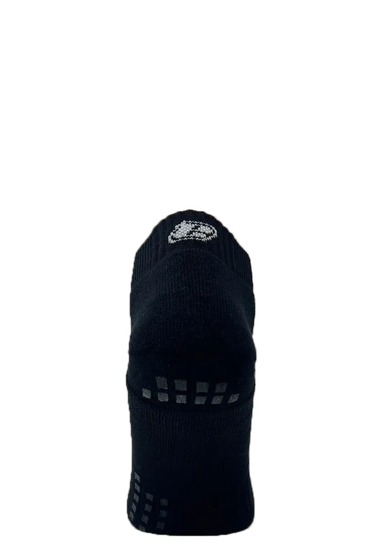 Prevent Slip - Black Non-Slip Performance Trainer Grip Socks