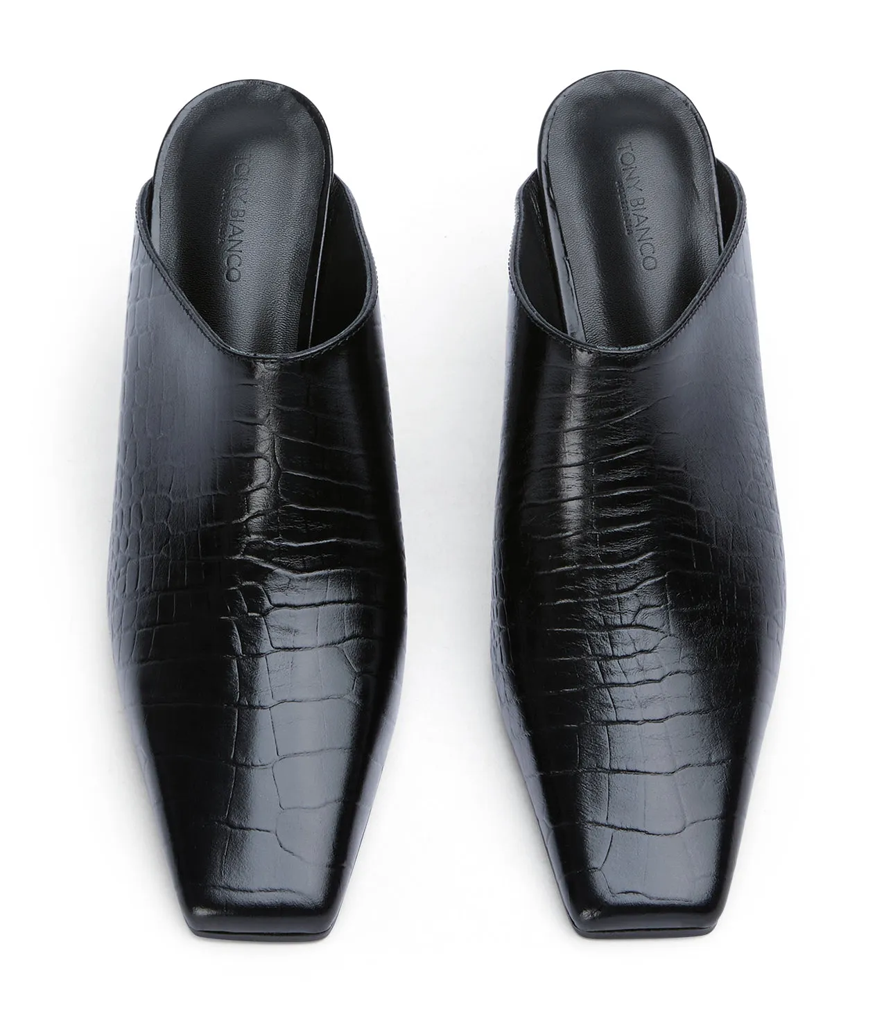 Quade Black Croc