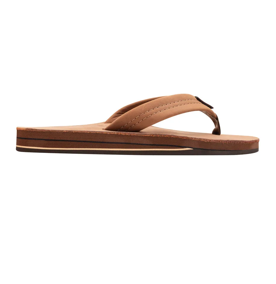 Rainbow Sandals Men's Double Layer Sandal - Red Wood 302ALTS0RDWD