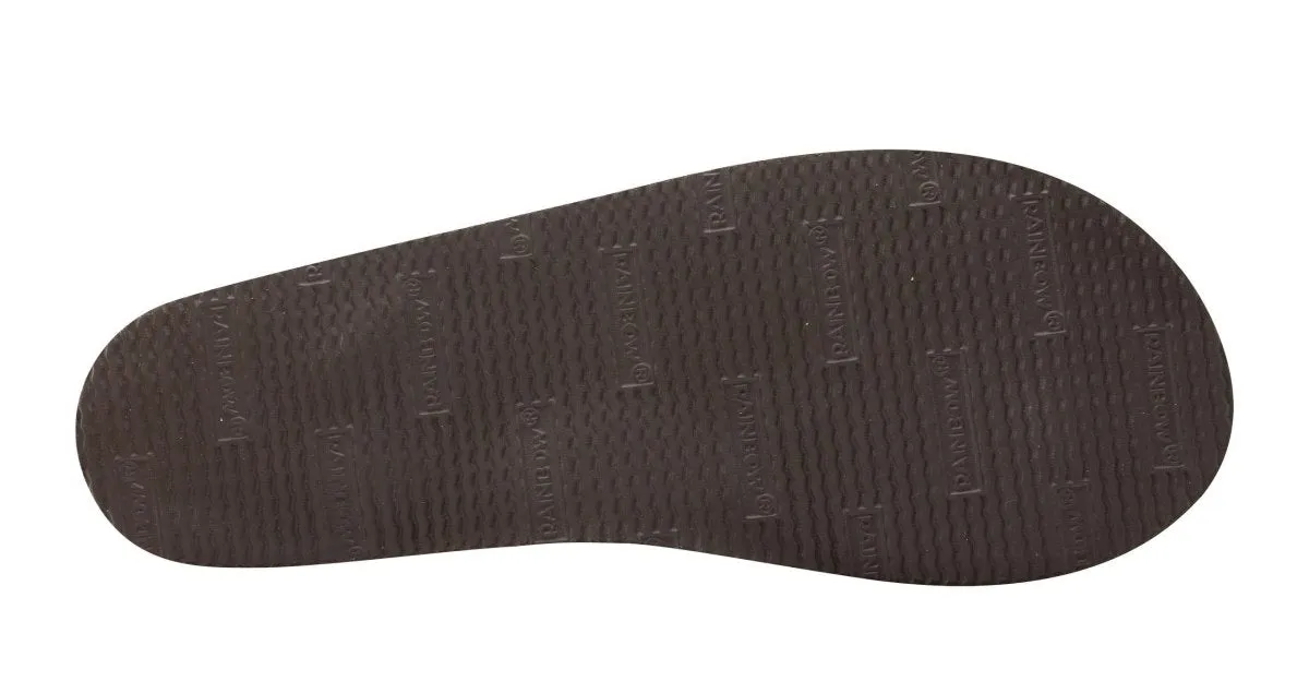 Rainbow Sandals Men's Leather Single Layer Wide Strap Sierra Brown Flip Flop
