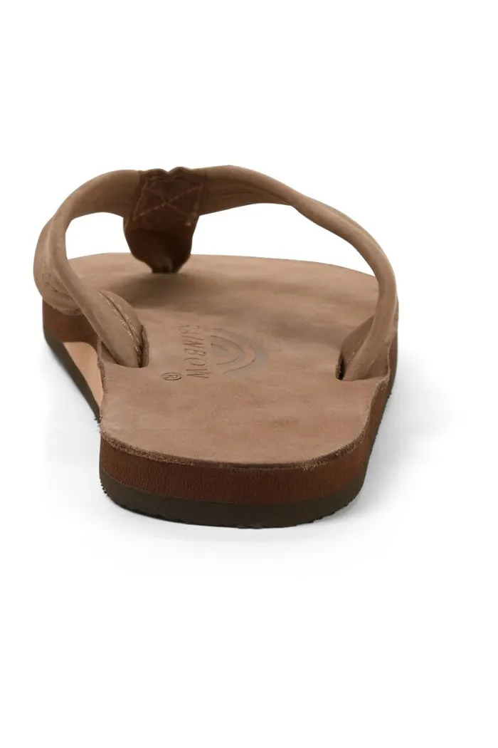 Rainbow Women's Single Layer Premier Leather with Arch Support and a Narrow Strap