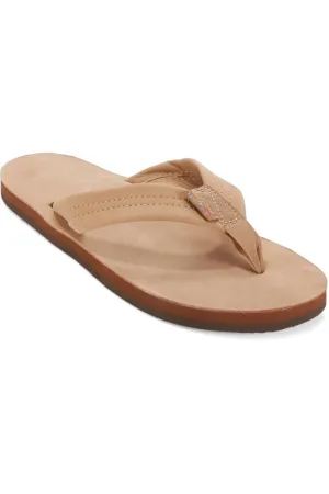 Rainbow Women's Single Layer Premier Leather with Arch Support and a Narrow Strap