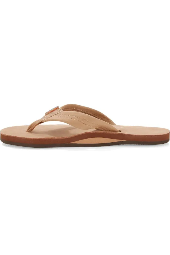 Rainbow Women's Single Layer Premier Leather with Arch Support and a Narrow Strap