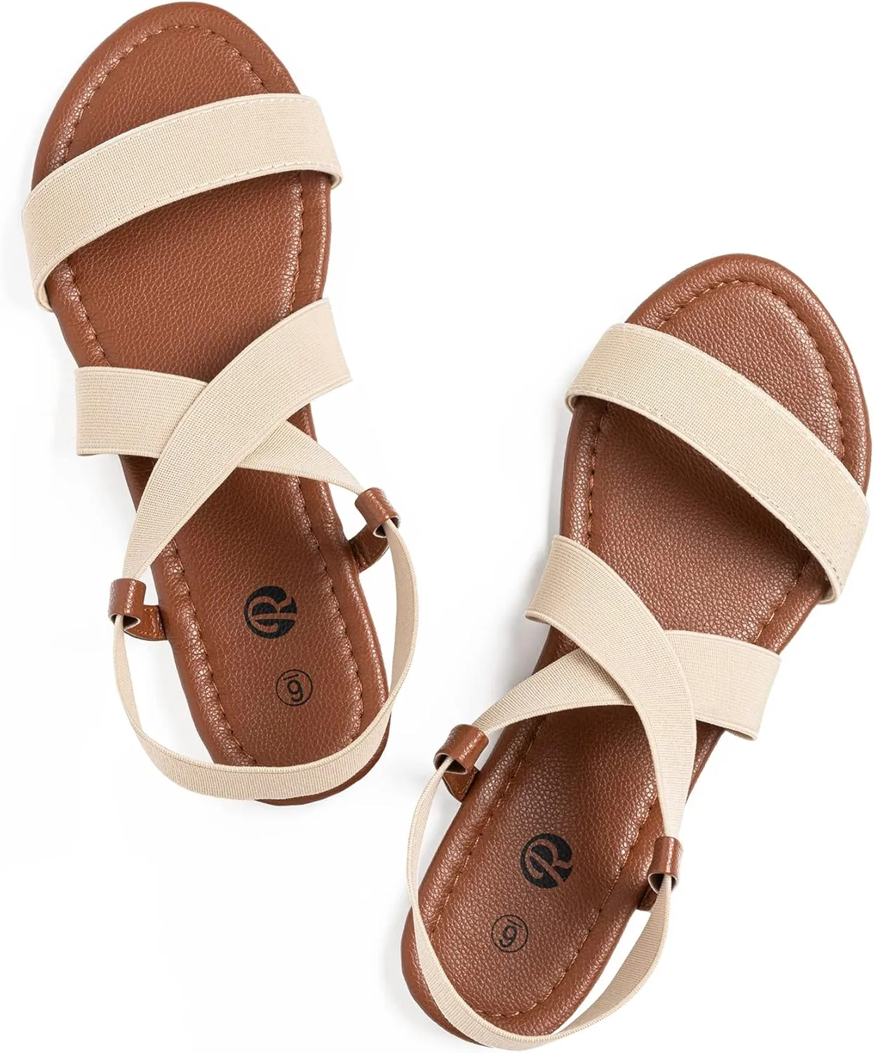Rekayla Flat Elastic Sandals for Women