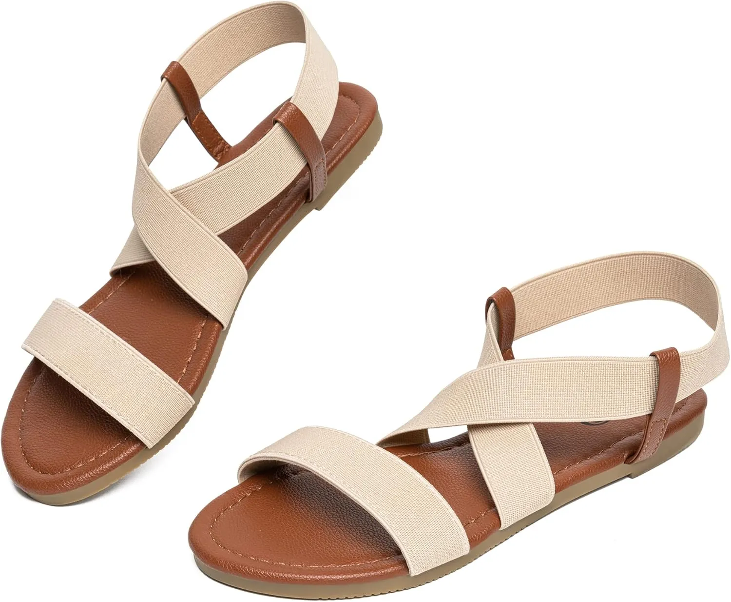Rekayla Flat Elastic Sandals for Women