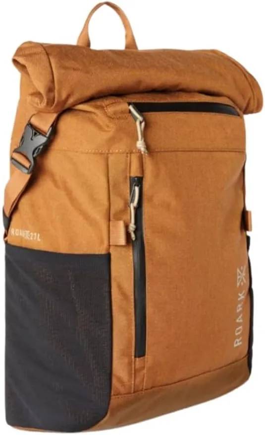 Roark Passenger 27L 2.0 Backpack, Travel Day Pack with Laptop Storage, Toffee