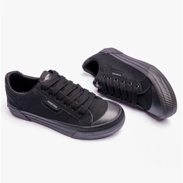 Rocket Dog CHEERY 12A CANVAS Womens Trainers Black