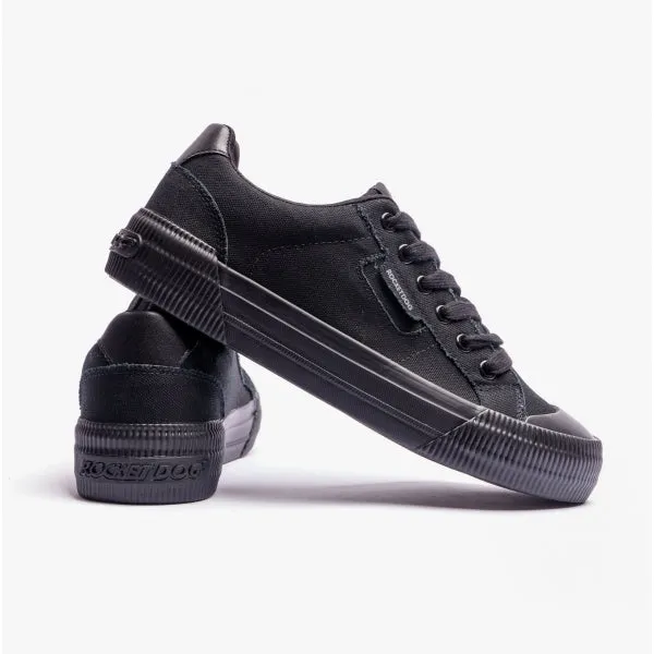 Rocket Dog CHEERY 12A CANVAS Womens Trainers Black