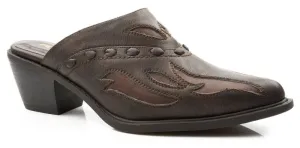 Roper Ladies Faux Leather Mule