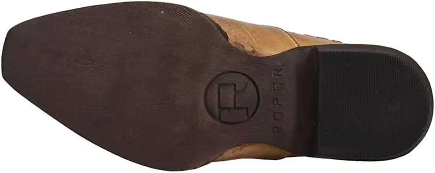 ROPER Womens Ada Snip Toe Mule Clogs Casual - Brown