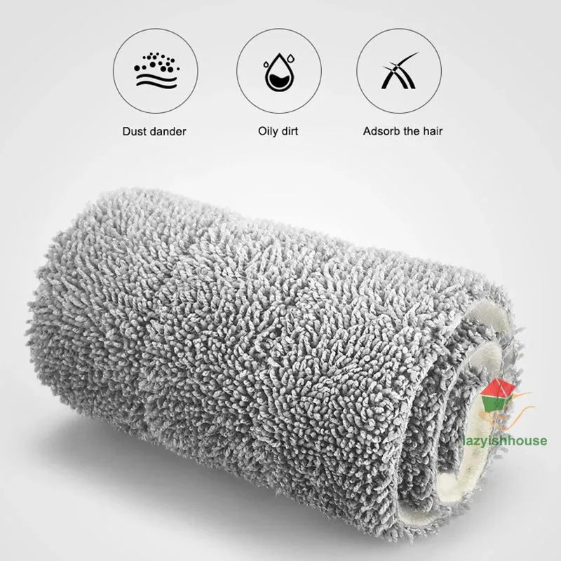 Rotating Flat Mop with Bucket for Easy Floor Cleaning