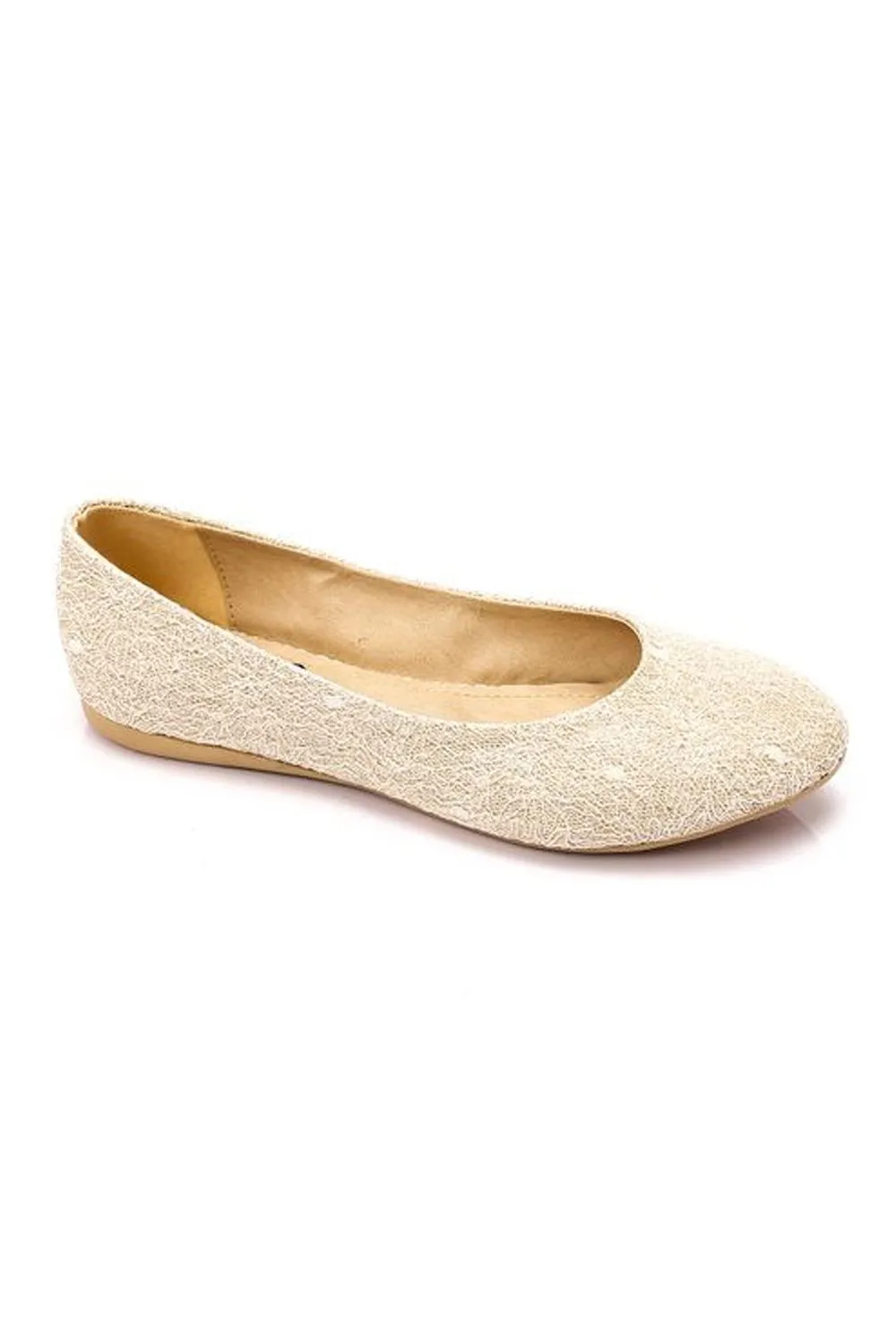 Round Toe Flat Ballerina